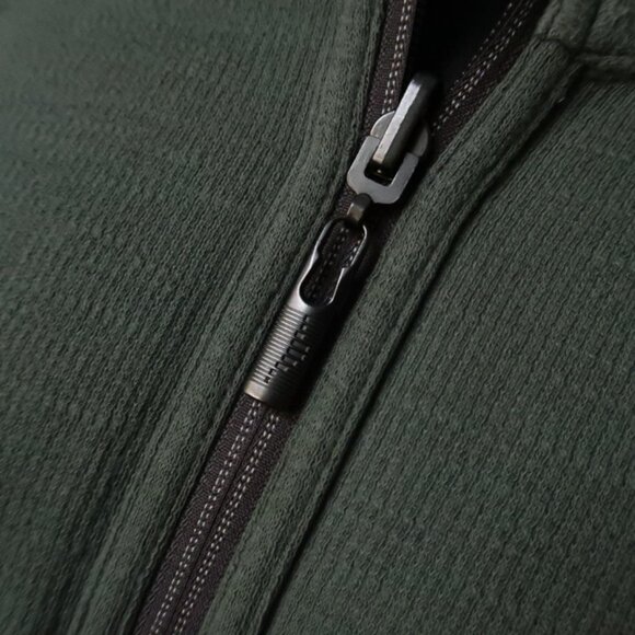 Tommy Bahama Green Heather On the Doubles Half Zip Reversible Sweater (XL) SOFT - Picture 12 of 12